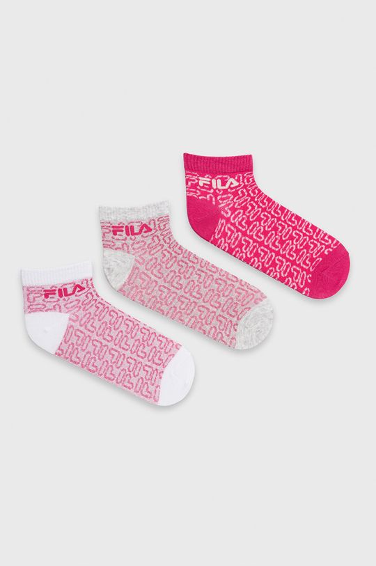pastelová ružová Ponožky Fila (3-pack) Dámsky