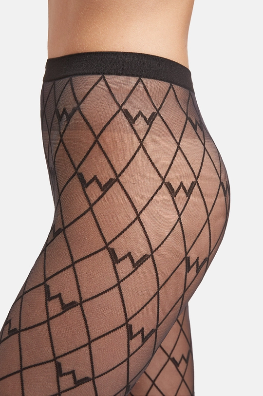 Wolford - Harisnya W-Pattern 20 DEN  7% elasztán, 52% poliamid, 41% poliészter