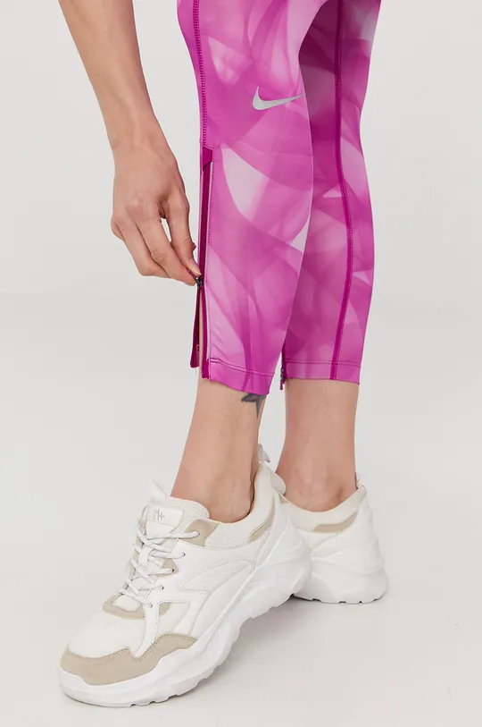 różowy Nike Legginsy