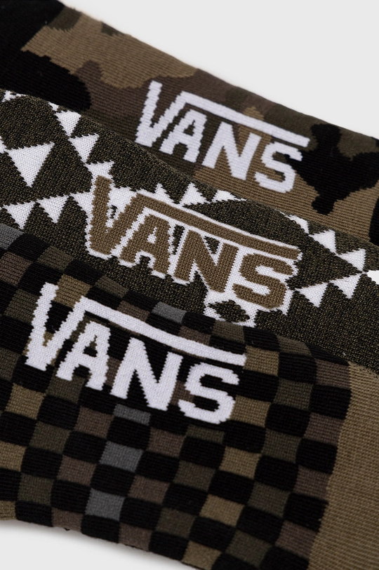 Шкарпетки Vans (3-pack) зелений