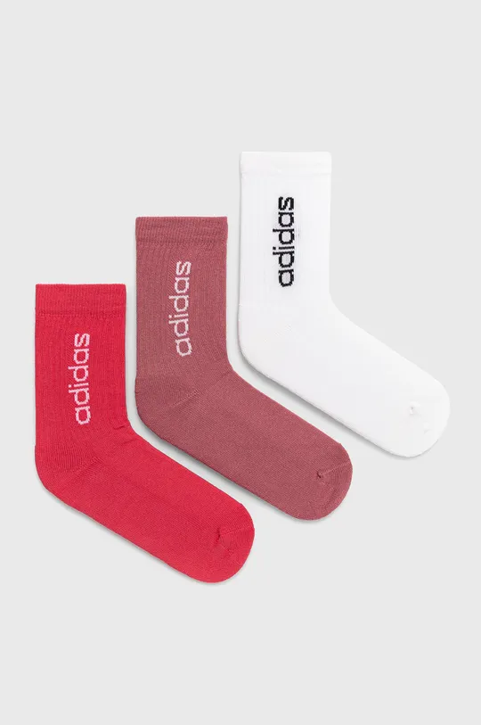 fialová Ponožky adidas (3-pack) GE6166 Dámsky
