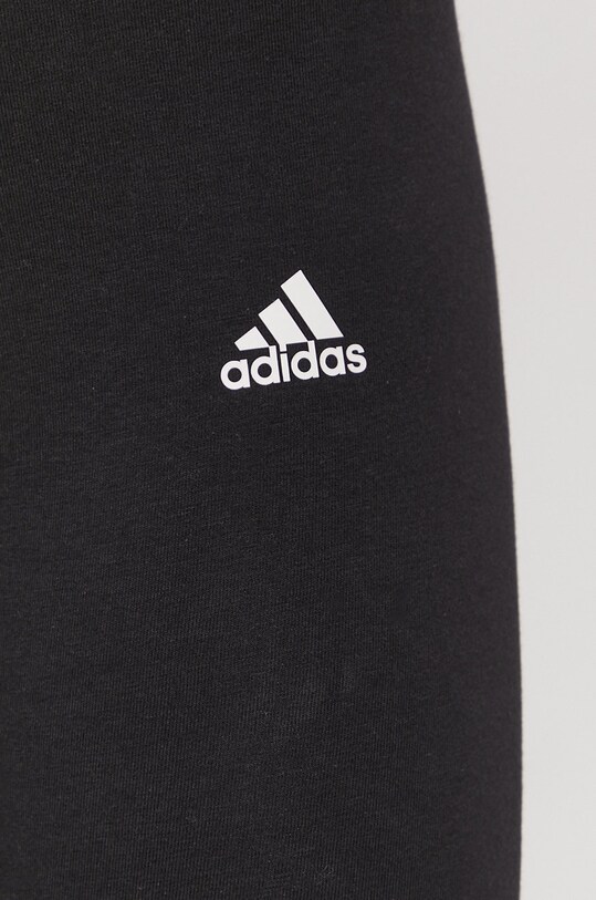 adidas Legginsy GL1371, damskie kolor czarny gładkie | Answear.com