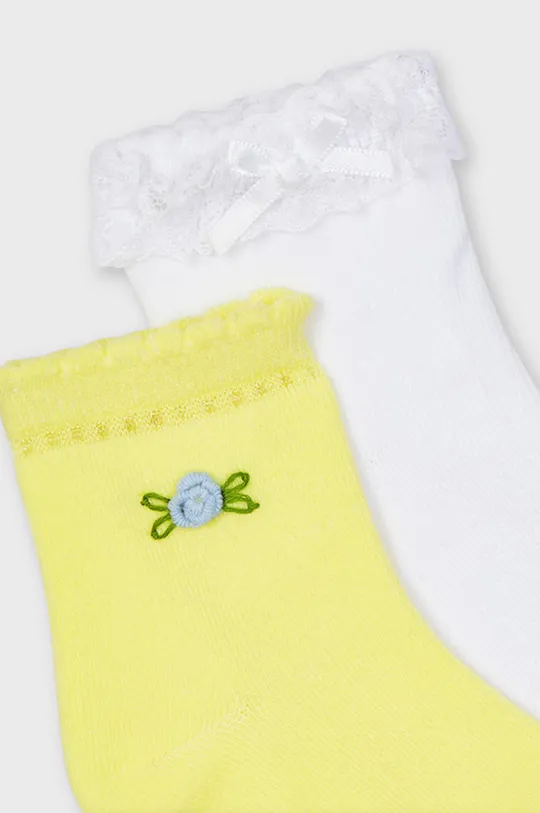 Mayoral - Дитячі шкарпетки (2-PACK) жовтий