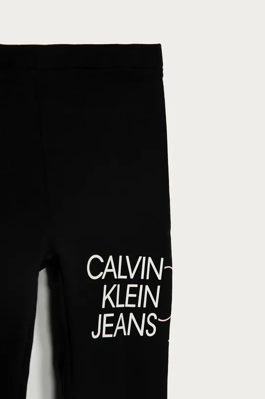 Calvin Klein Jeans - Detské legíny 104-176 cm čierna