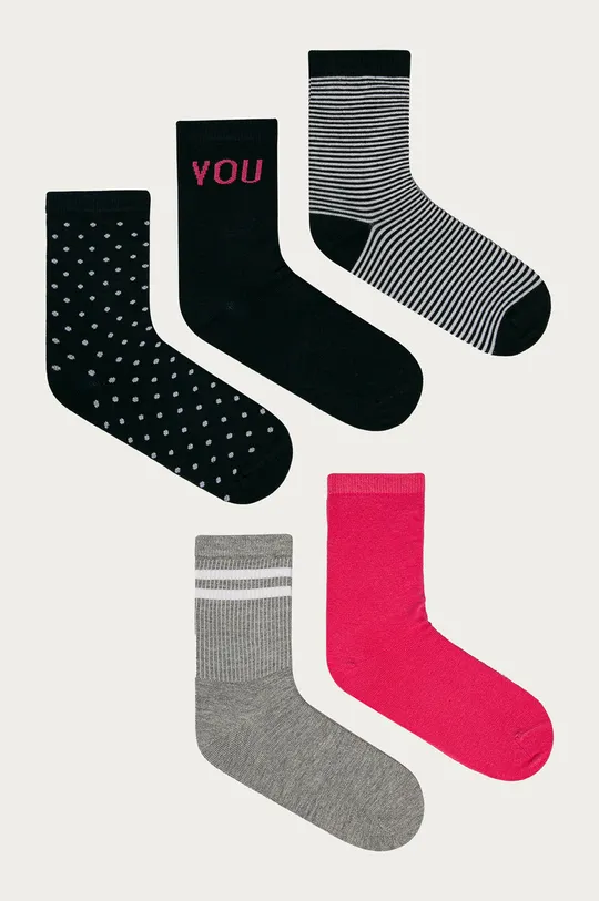 барвистий Name it - Дитячі шкарпетки (5-pack) Для дівчаток