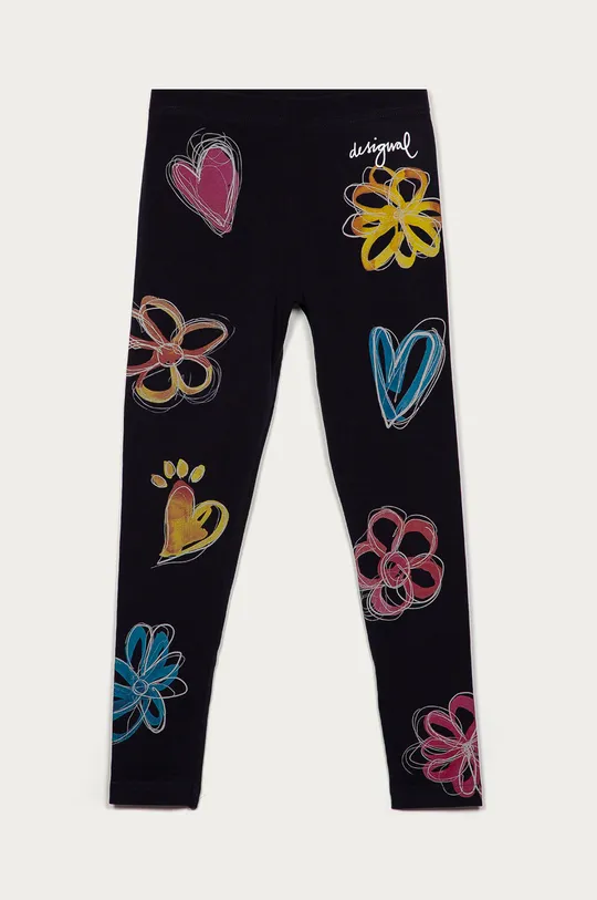 granatowy Desigual Legginsy dziecięce 21SGKK03 Dziewczęcy