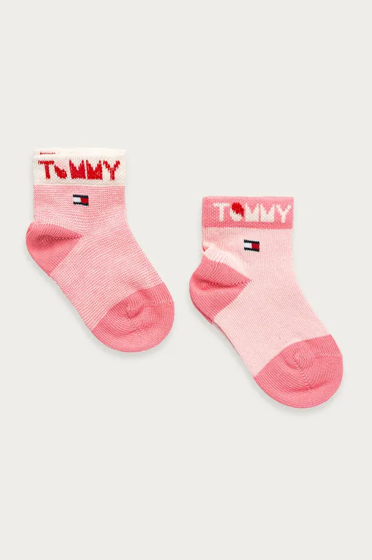 roza Tommy Hilfiger - Dječje čarape (2-pack) Za djevojčice