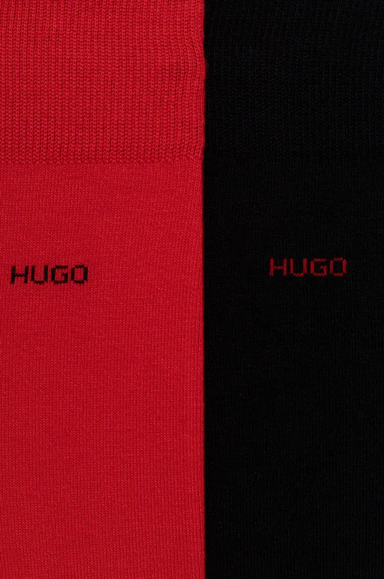 Hugo skarpetki (2-pack) 50448250 czerwony
