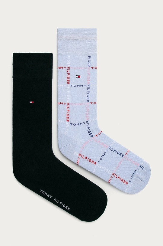 niebieski Tommy Hilfiger - Skarpetki (2-pack) Męski