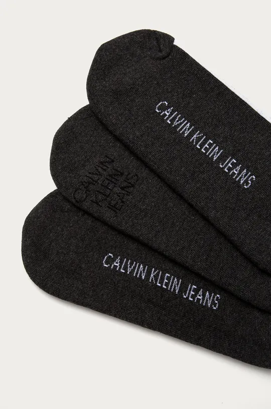 Calvin Klein Skarpetki (3-pack) szary