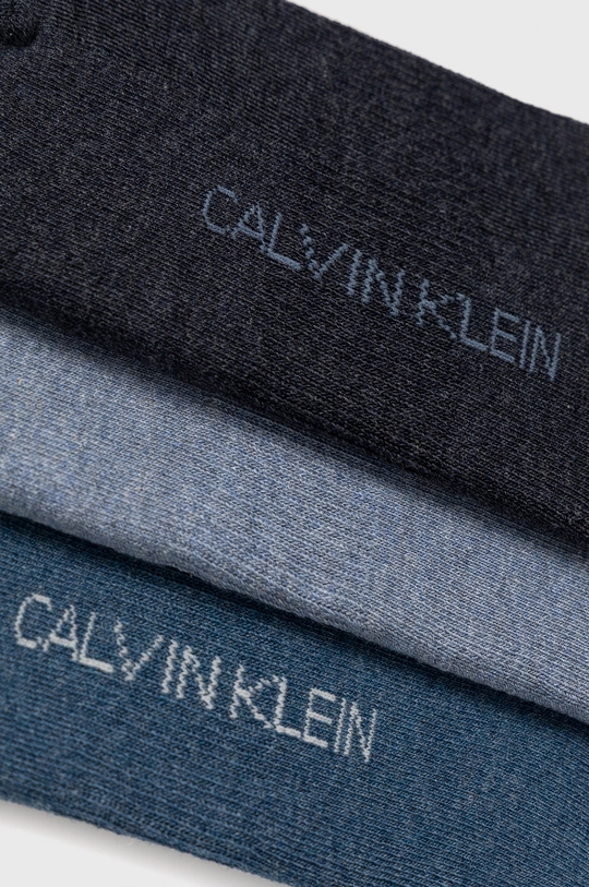 Calvin Klein Skarpetki (3-pack) niebieski