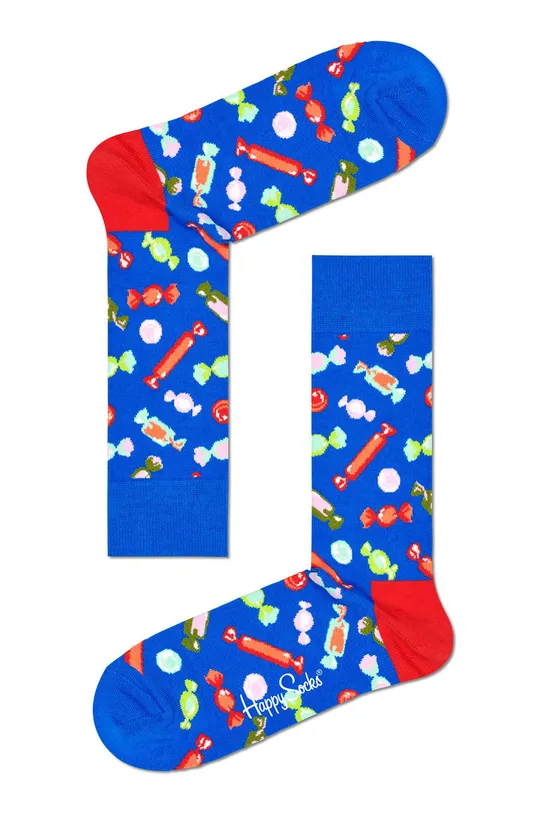modrá Happy Socks - Ponožky Candy Pánsky