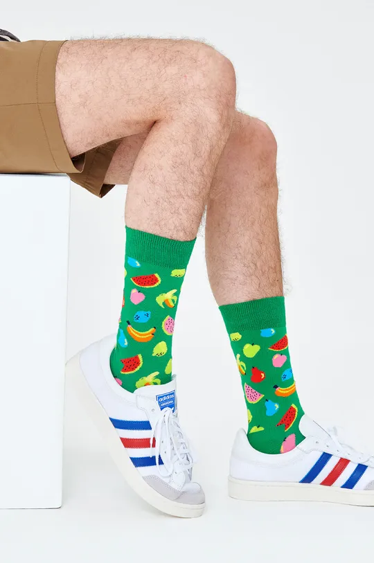 Happy Socks - Skarpetki Fruit Sock zielony