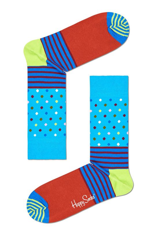 multicolor Happy Socks - Sosete Stripes And Dots De bărbați
