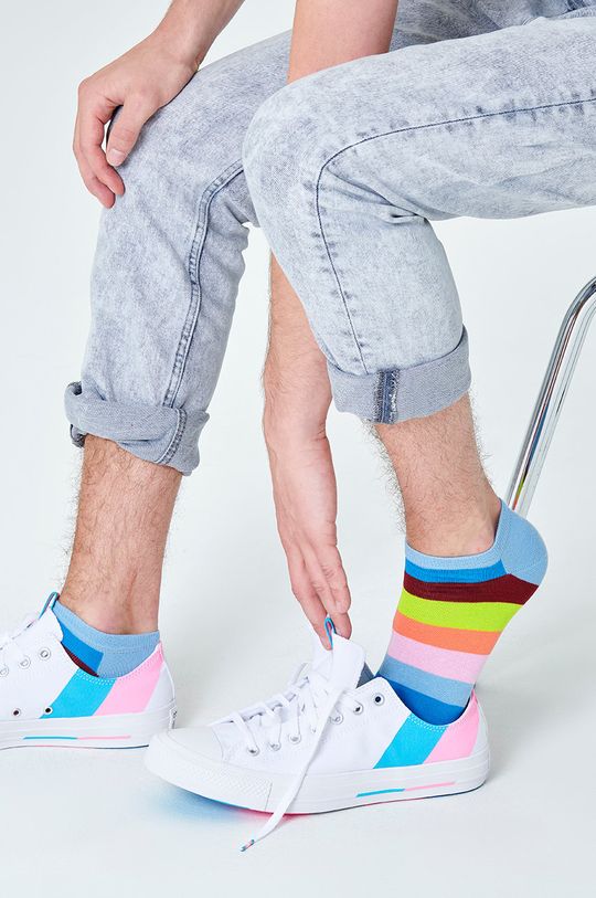 multicolor Happy Socks - Sosete Stripe Low De bărbați