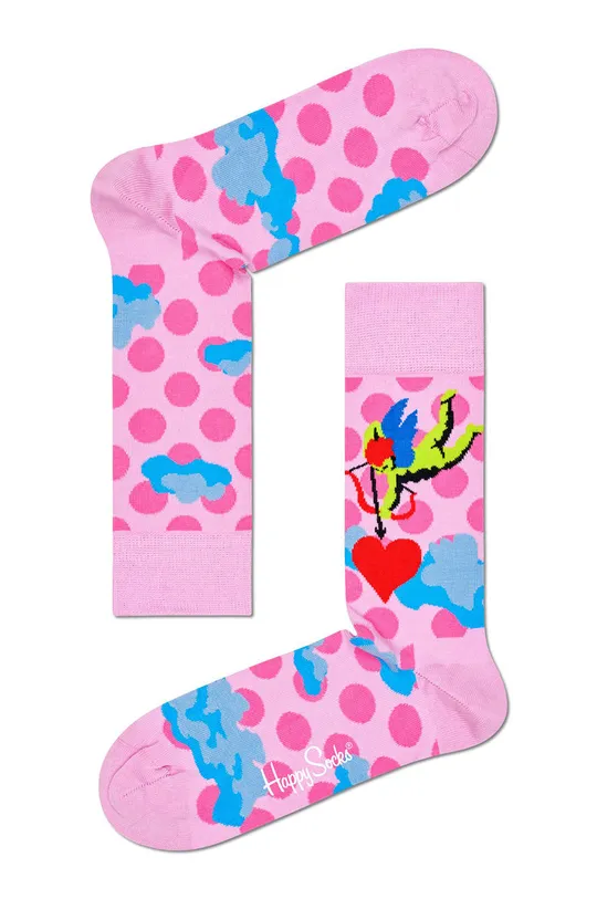 Happy Socks - Шкарпетки I Love You Socks Gift (3-PACK)  86% Бавовна, 2% Еластан, 12% Поліамід