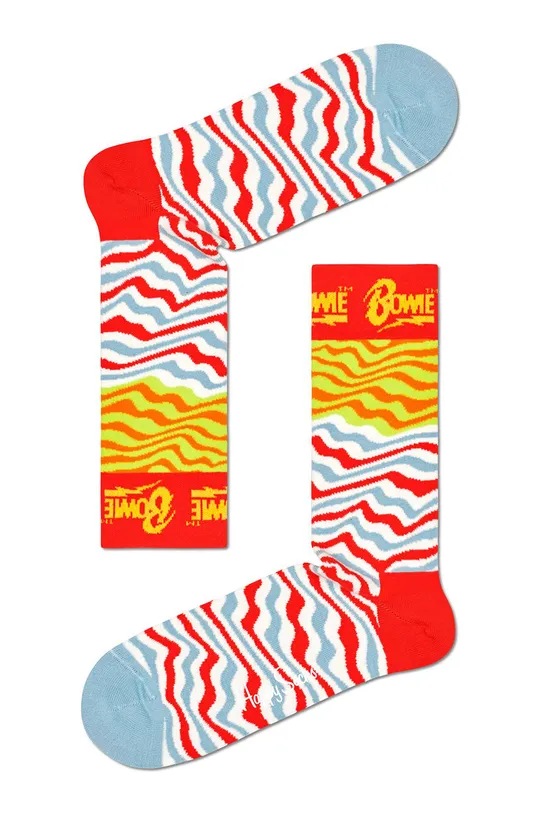 biela Happy Socks - Ponožky Ziggy Stardust Pánsky