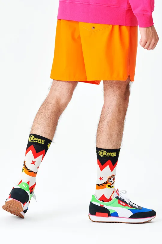 multicolor Happy Socks - Skarpety Electric Tiger Męski