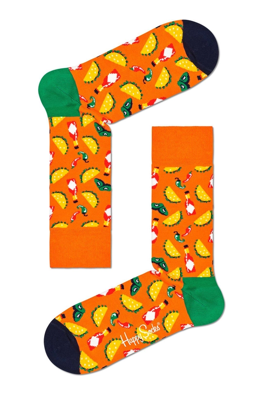 multicolor Happy Socks - Skarpety Food Lover Socks Gift (3-PACK) Męski