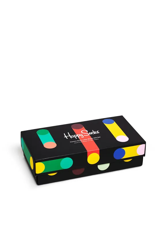 multicolor Happy Socks - Skarpety Classic Multi-Color (3-PACK) Męski
