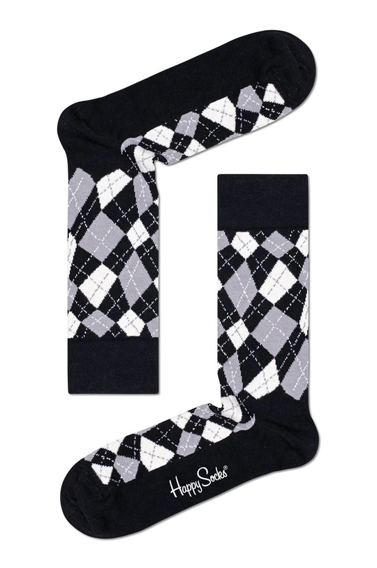 Happy Socks - Ponožky Black & White Socks (4-pak) čierna