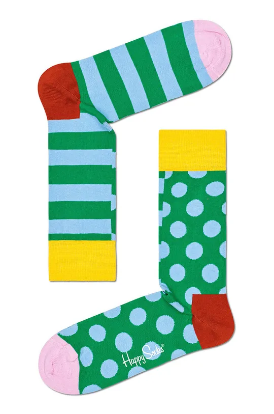зелёный Носки Happy Socks Мужской