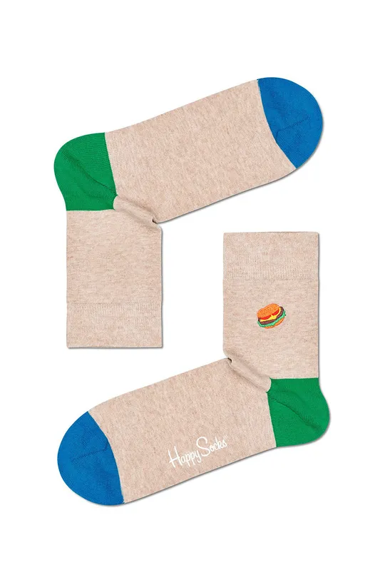 sivá Ponožky Happy Socks Pánsky