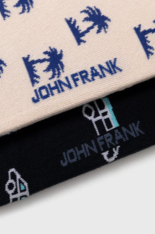 John Frank zokni (2-pack)  80% pamut, 3% elasztán, 17% poliamid