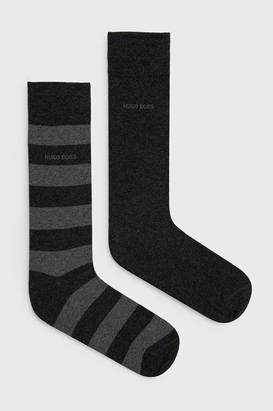 sivá Ponožky Boss (2-pack) Pánsky