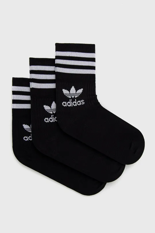 μαύρο adidas Originals Κάλτσες (3-pack) Unisex