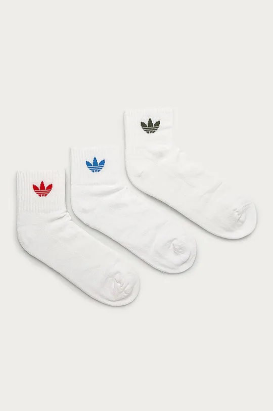 fehér adidas Originals - Zokni (3 pár) GN3083 Uniszex