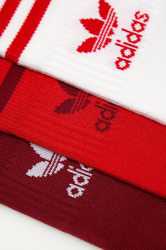 adidas Originals - Ponožky (3-pack) červená