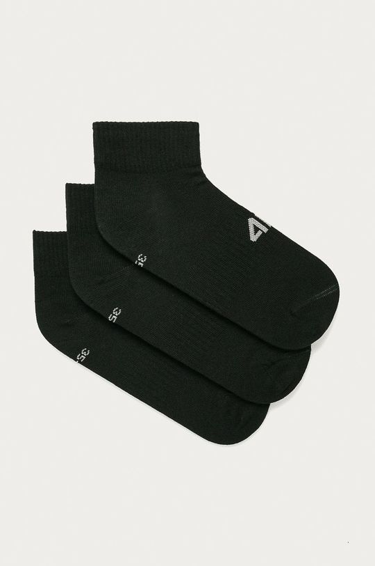 čierna 4F - Ponožky (3-pak) Unisex