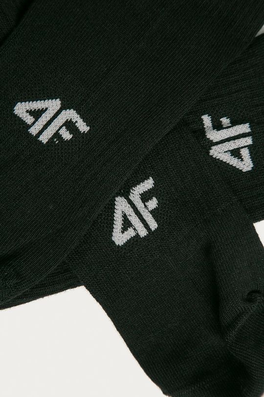 4F - Ponožky (3-pak) čierna