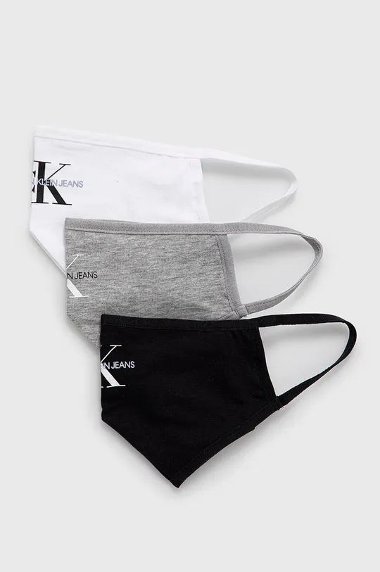 viacfarebná Calvin Klein Jeans - Ochranné rúško na viacnásobné použitie (3-pak) Unisex