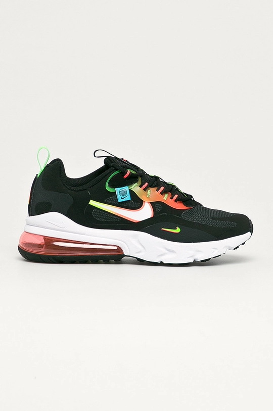 čierna Nike Kids - Detské topánky Air Max 270 Reacts Gs Chlapčenský