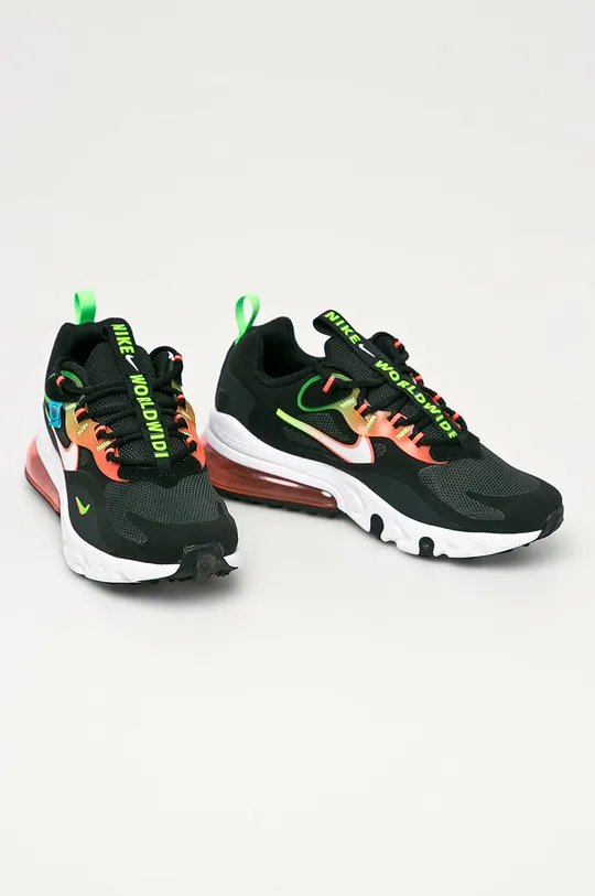 Nike Kids - Παιδικά παπούτσια Air Max 270 Reacts Gs μαύρο