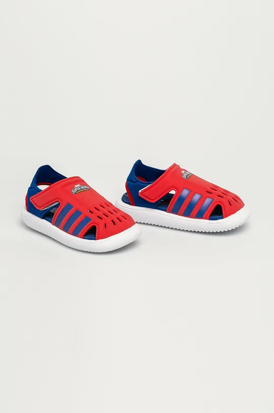 adidas - Дитячі сандалі червоний
