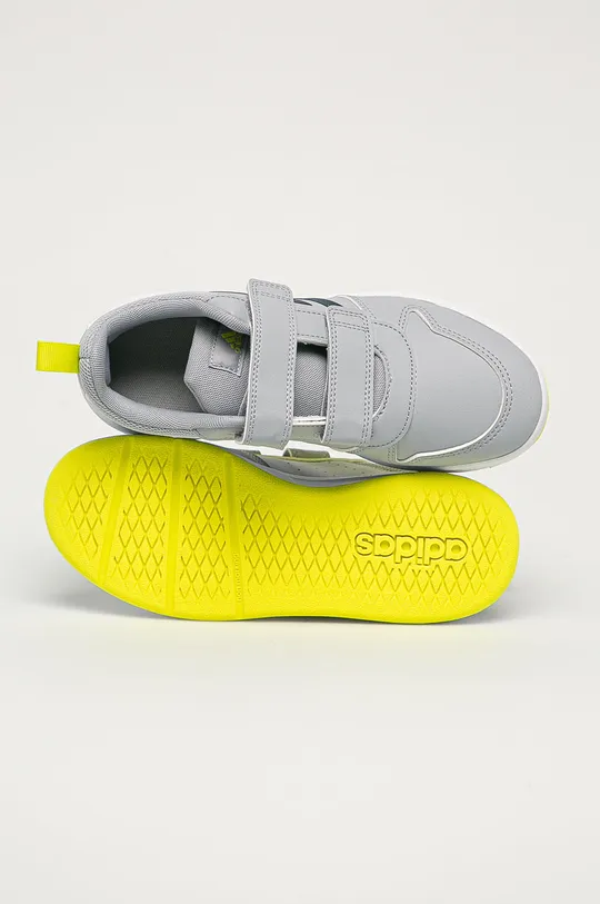 szary adidas - Buty dziecięce Tensaur S24043