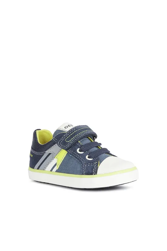 Geox - Παιδικά πάνινα παπούτσια σκούρο μπλε
