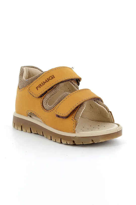 Detské kožené sandále Primigi hnedá