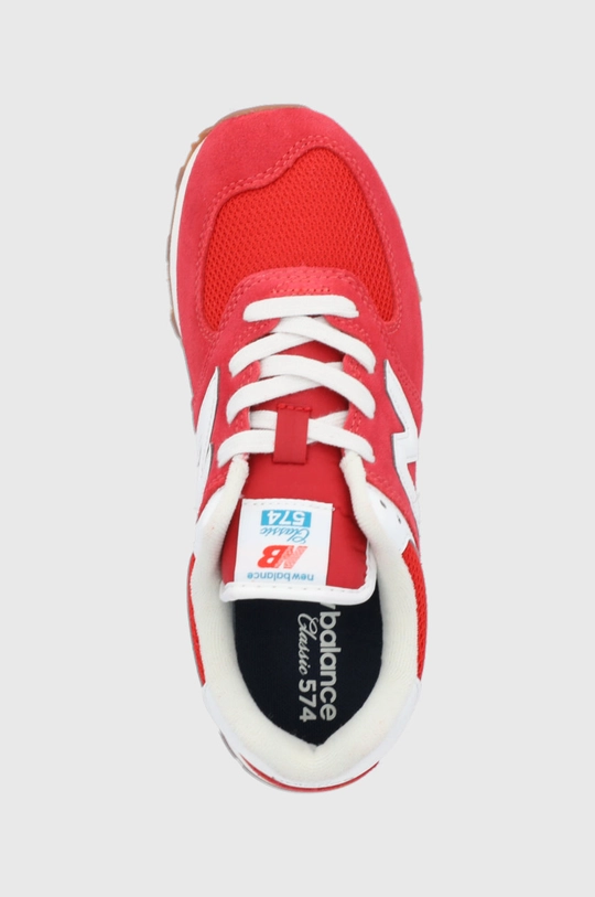 červená Detské topánky New Balance GC574HA2