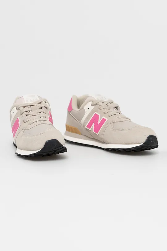 Topánky New Balance GC574ME2 sivá