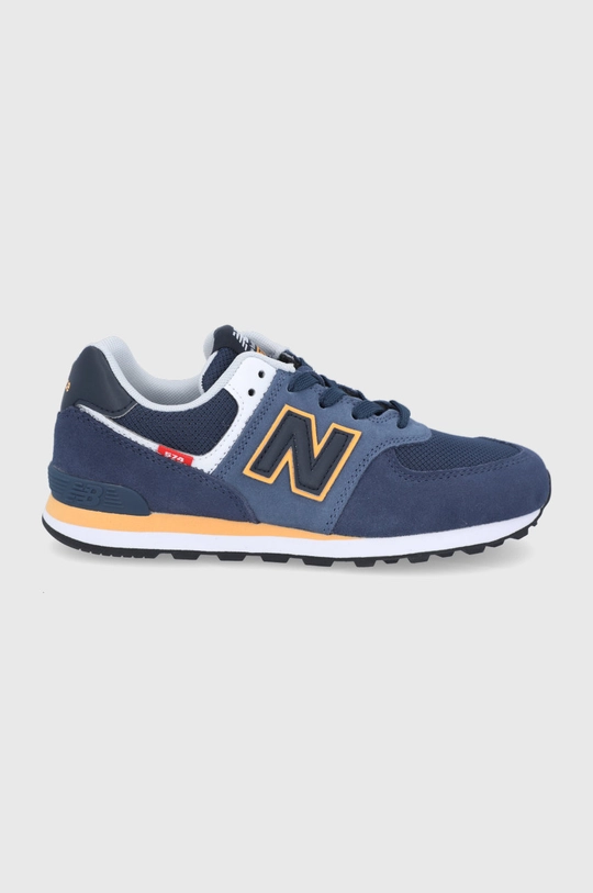 tmavomodrá Detské topánky New Balance GC574SY2 Chlapčenský