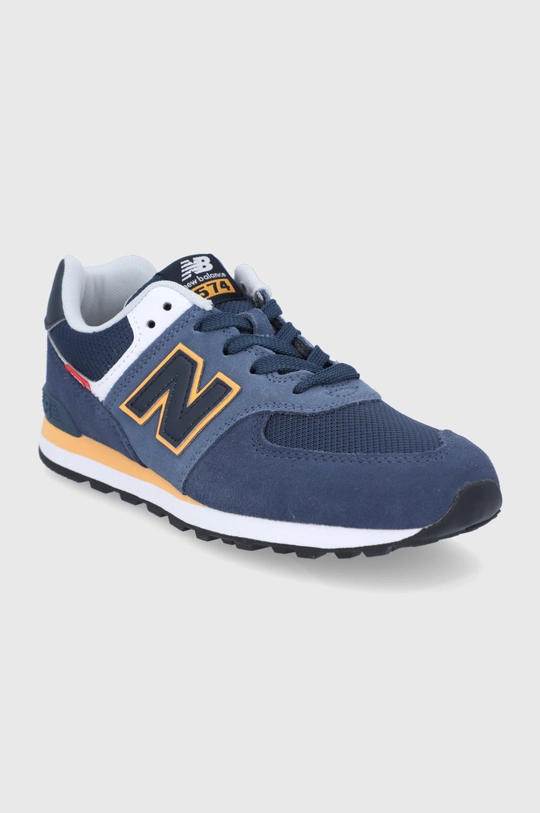 Detské topánky New Balance GC574SY2 tmavomodrá