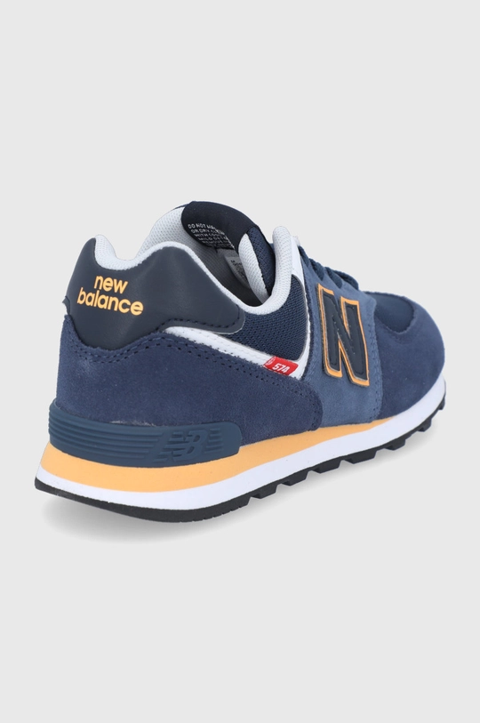 New Balance Buty dziecięce GC574SY2 Cholewka: Materiał tekstylny, Skóra naturalna, Wnętrze: Materiał tekstylny, Podeszwa: Materiał syntetyczny