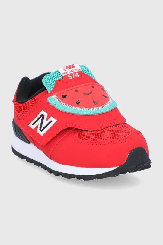 New Balance Buty dziecięce IV574FRR czerwony