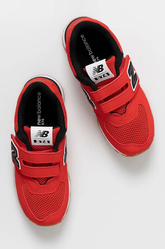 piros New Balance gyerek cipő PV574BRK