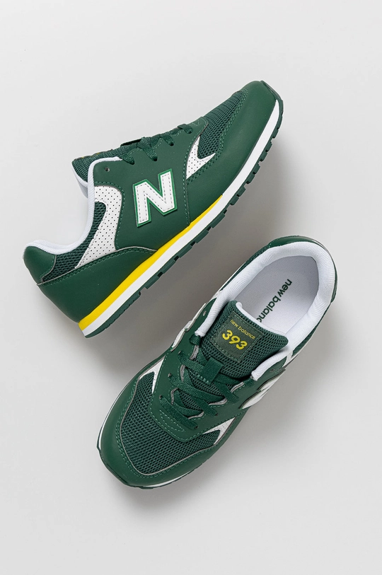 zelená Detské topánky New Balance YC393BGR