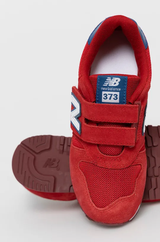 červená Detské topánky New Balance YV373SRW